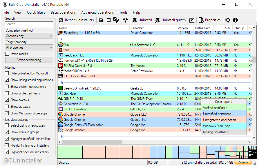 Klocman/Bulk-Crap-Uninstaller：14.9k Star开源神器，告别软件卸载残留，让你的系统焕然一新！