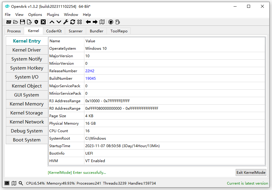 BlackINT3/OpenArk:11.2k Star开源神器,新一代Windows反Rootkit工具,守护系统安全!