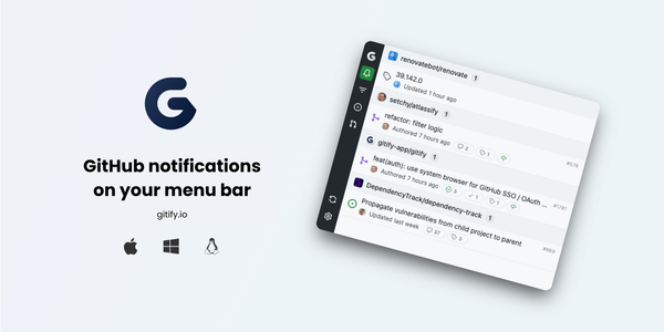 gitify-app/gitify： 5k Star开源神器，让你的GitHub通知触手可及！