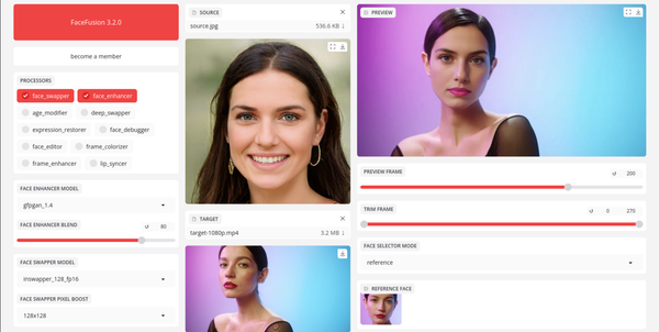 facefusion/facefusion：23.4k Star 开源神器，打造行业领先的AI换脸平台